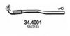 OPEL 13223357 Exhaust Pipe